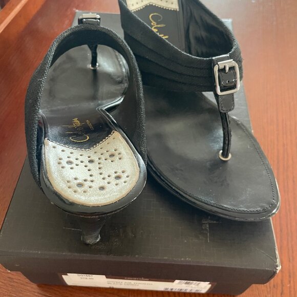 Cole Haan Air Thong Black sz 8 - Picture 3 of 3